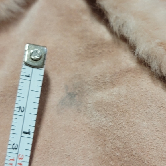 NWT Wilsons Maxima - Size L/XL Pink Suede Leather Poncho Cape Coat - Picture 11 of 16